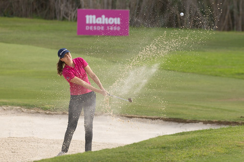 Pia Babnik of Slovenia during the first round. Credit: Tristan Jones