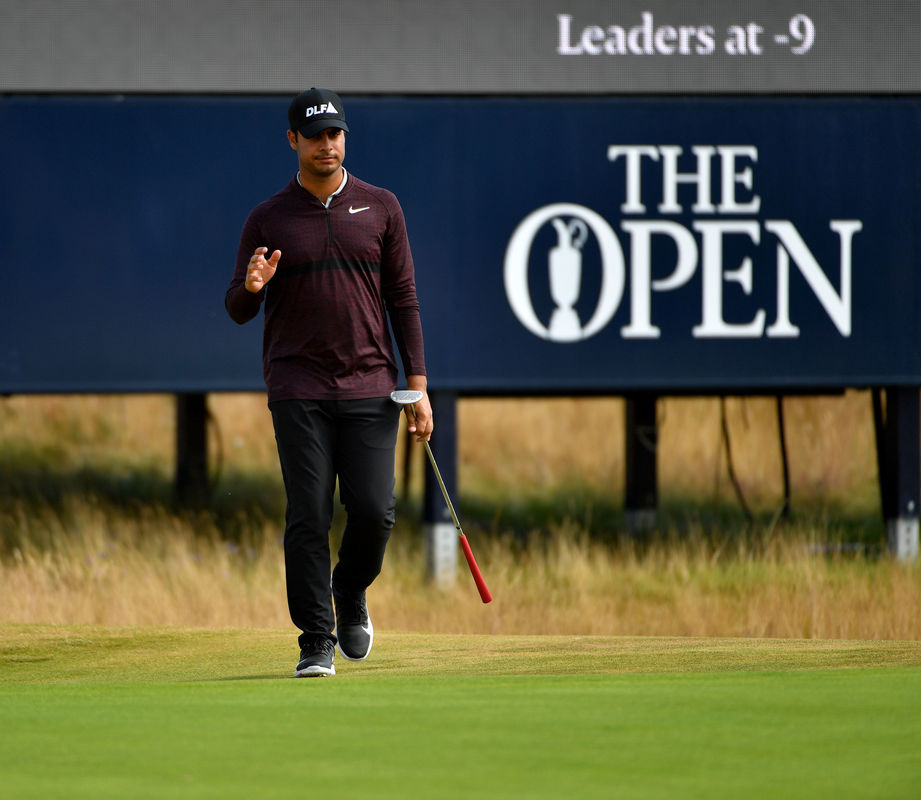 Shubhankar Sharma at the 2018 Open Championship 