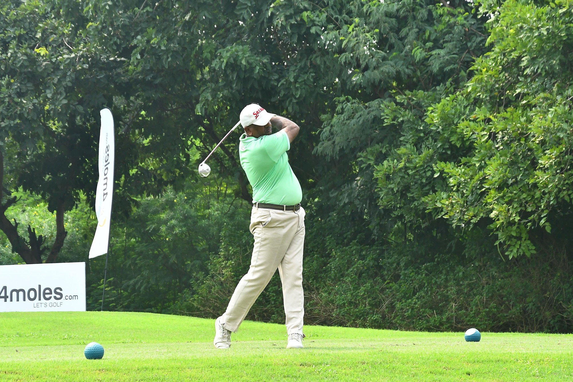Amit Mishra on the greens