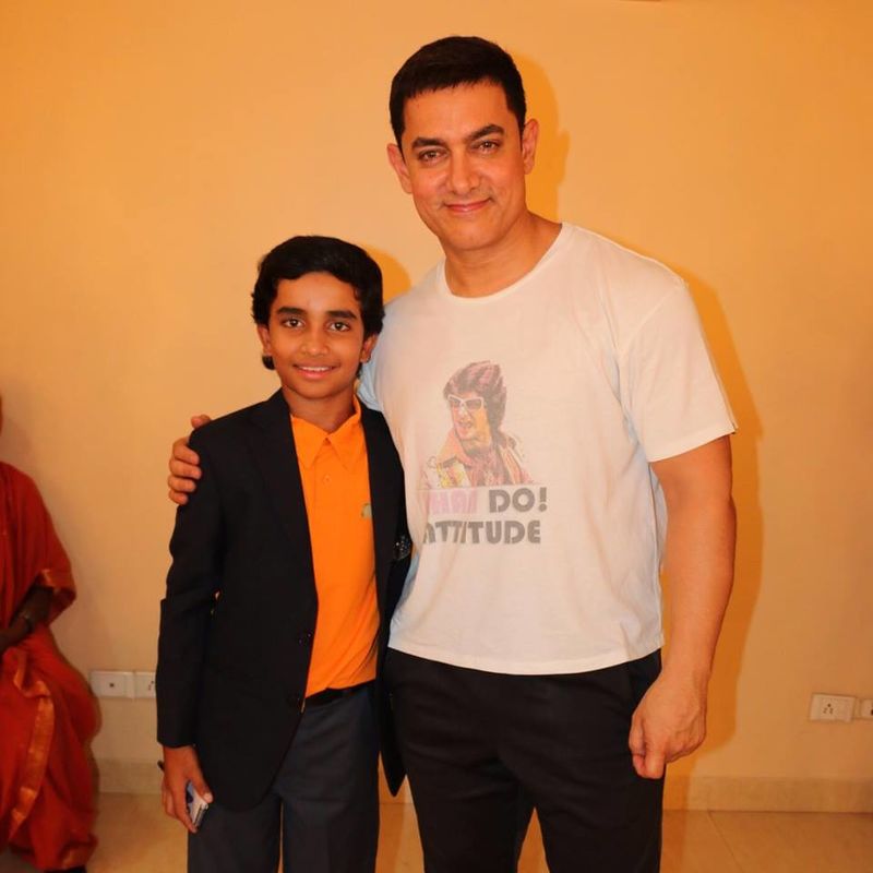 With the Khan-- Aamir Khan