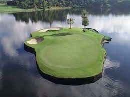 Iconic 17th hole of Amata Springs CC