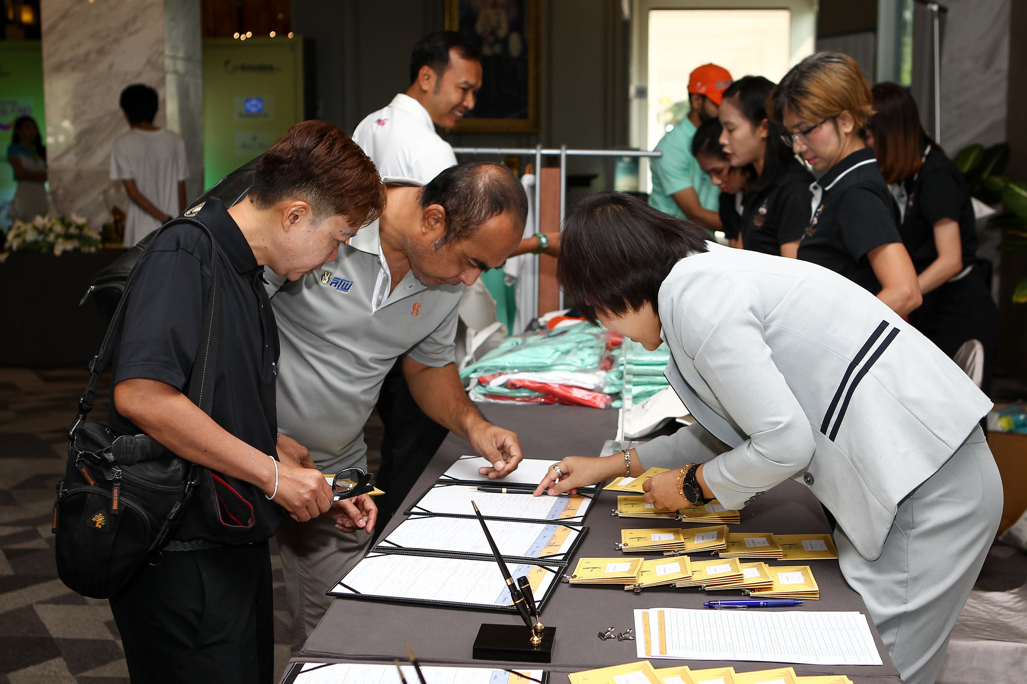 The registrations took place in full swing 