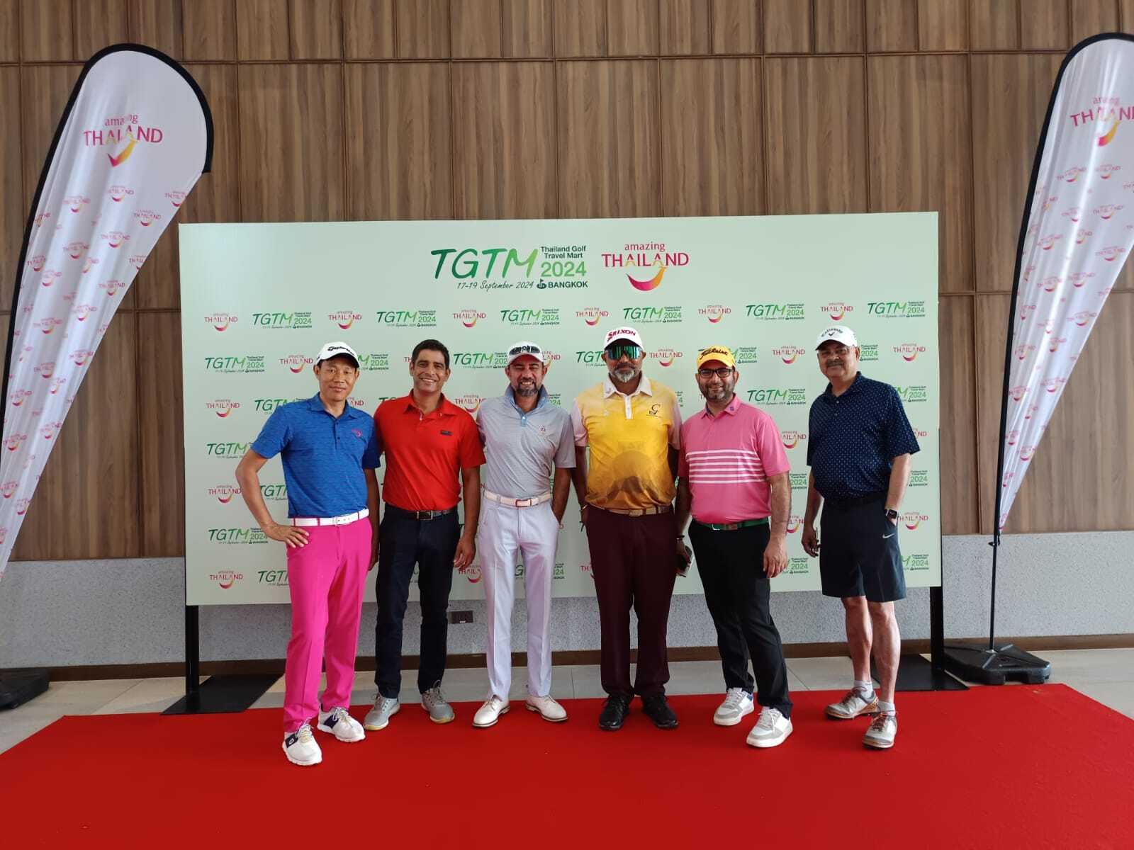 Thailand golf travel mart , Bangkok 2024. Playing at the siam golf and country club 