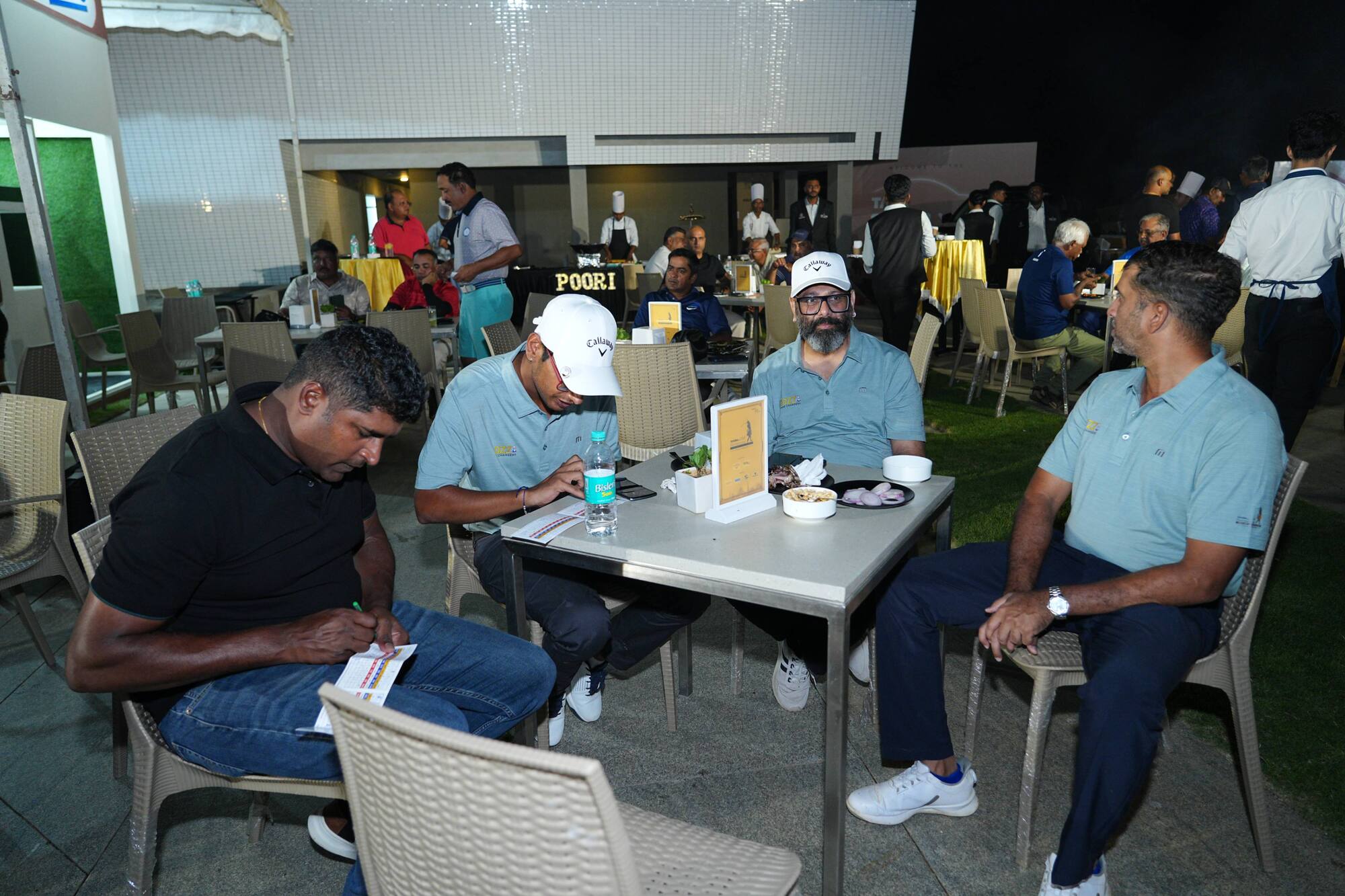 Golfers Enjoying During the Evening Prize Ceremony and Gala Dinner