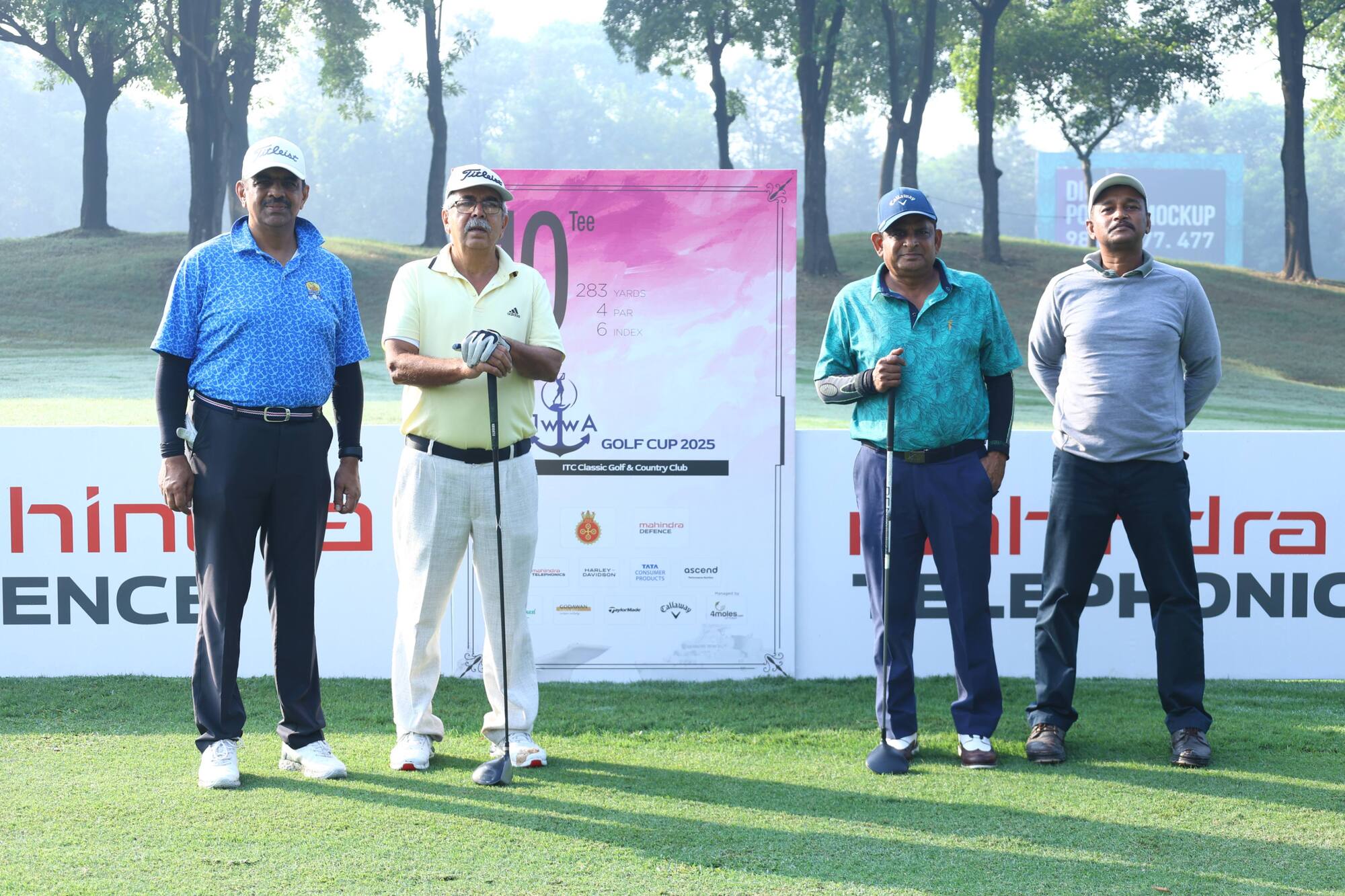 CMDE Nitin Bishnoi, CMDE Jaipal Singh Beniwal (retd), Capt Ajay Kumar Chauhan (retd), CDR Sachin Gupta