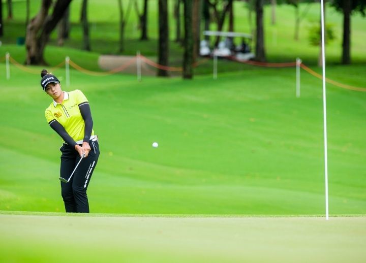 Major champion Patty Tavatanakit at Siam Country Club, Thailand 