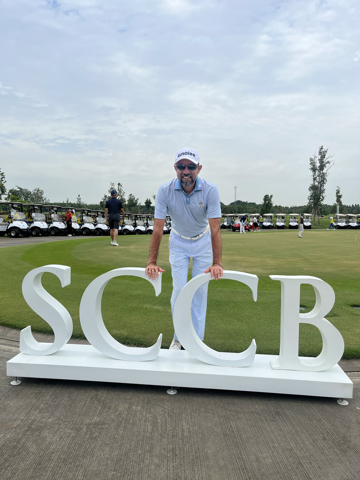 Thailand golf travel mart , Bangkok 2024. Playing at the siam golf and country club 
