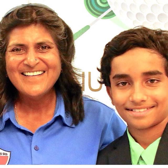 With my coach and mentor- Nonita Lal Qureshi