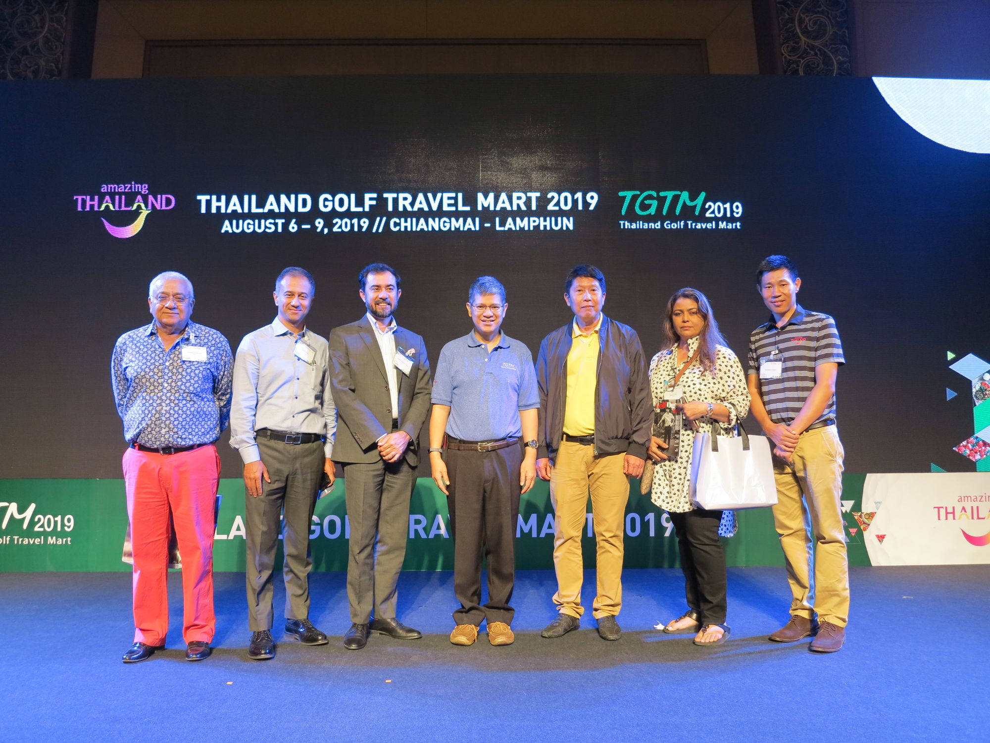 Chit Ranjan Bakshi, Gaurav Dogra, Dinesh Thakur, Founder and CEO of 4Moles, Chattan Kunjara Na Ayudhya, Isra Stapanaseth, Director TAT New Delhi Office