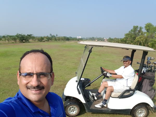 Golfing With Dad @ Cochin Intnl Airport Ltd Golf course # Fathers Day