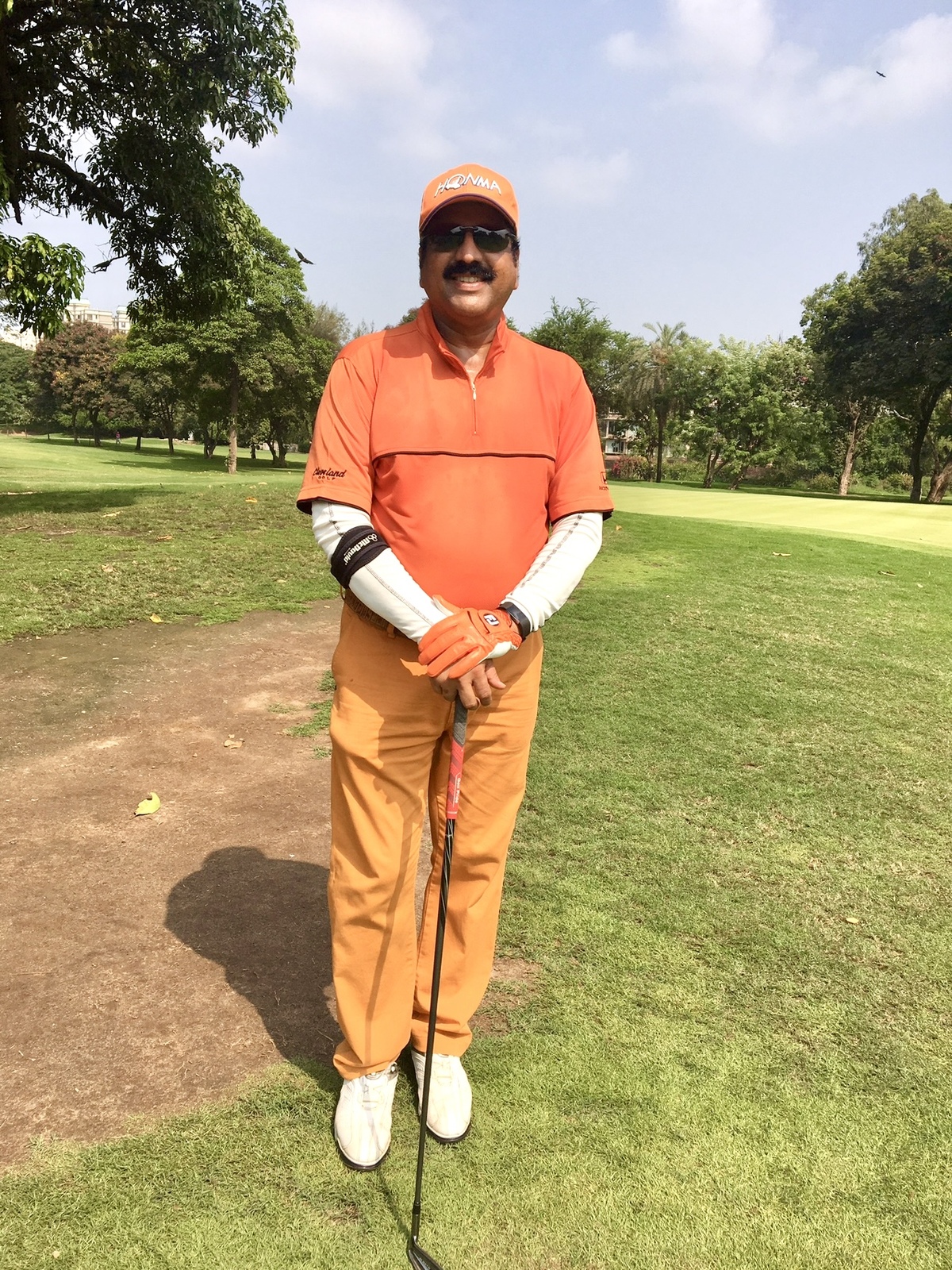 Orange !! My favourite colour because it’s on Our Indian Flag ! See the Glove colour too !!