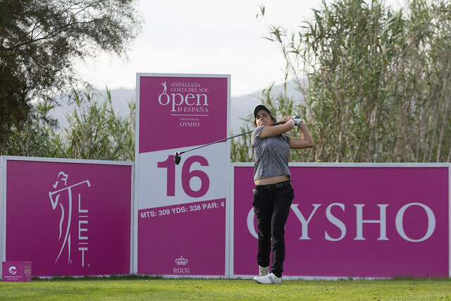Maria Hernandez of Spain during the first round. Credit: Tristan Jones