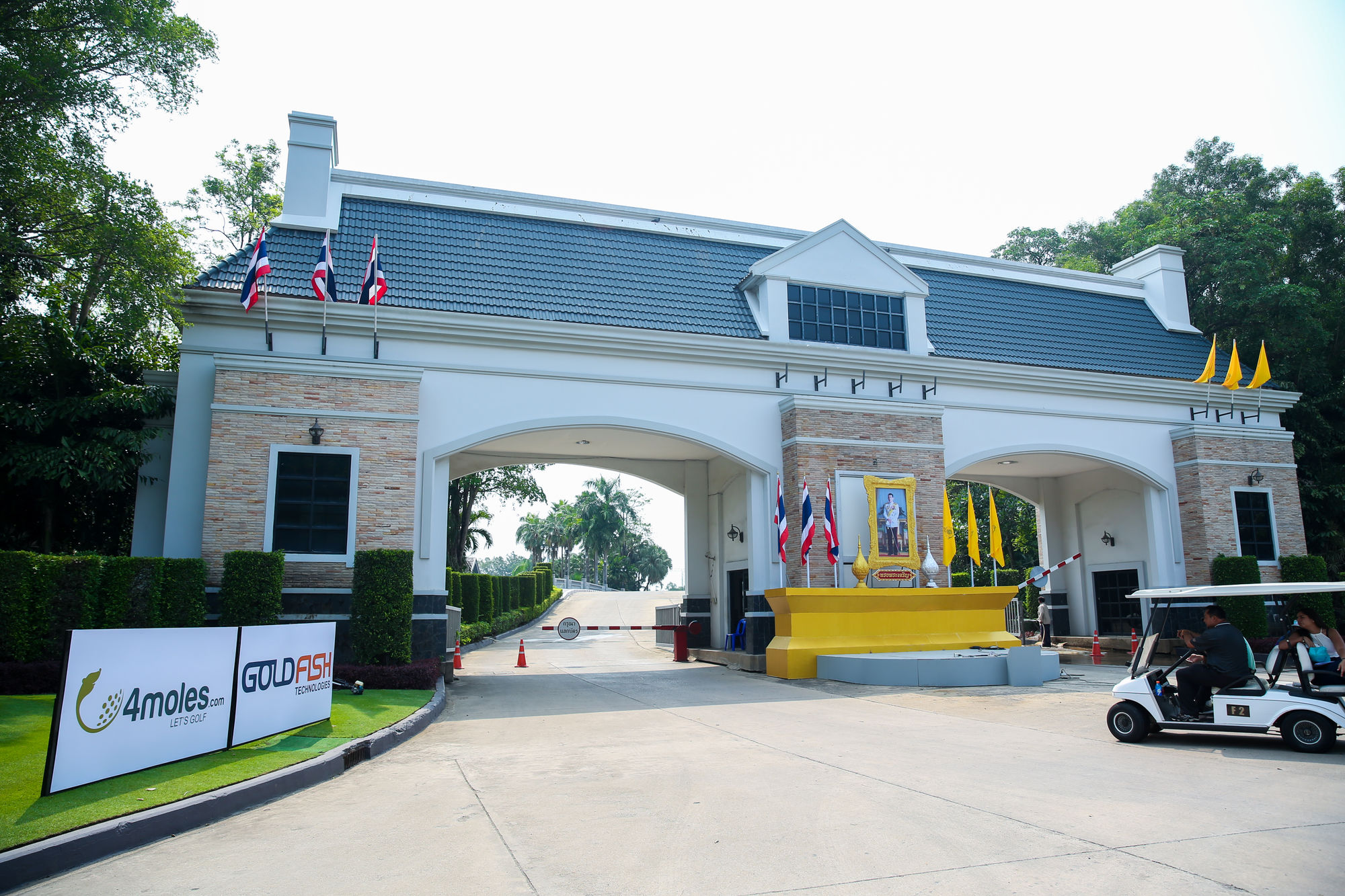 The beautiful Alpine Golf Club at Bangkok