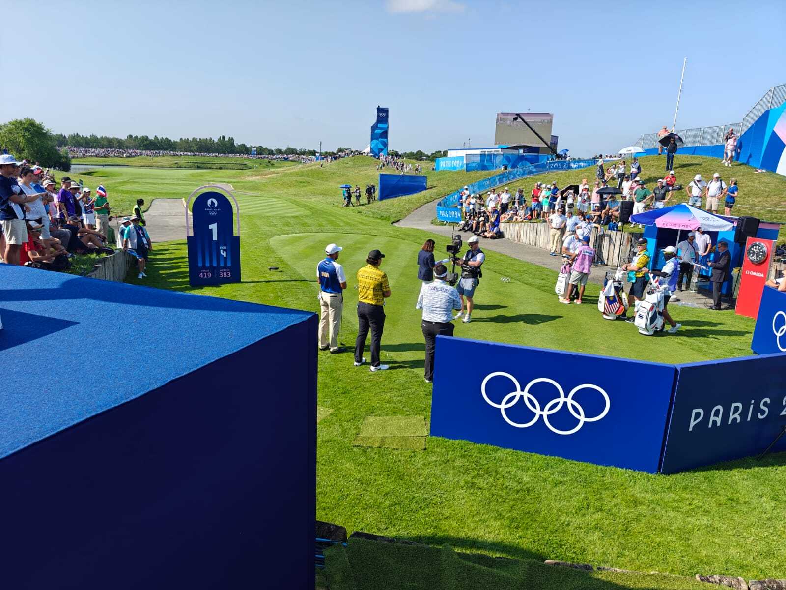 Gaganjeet Bhullar about to start at Paris Olympics (Credits: Sundeep Verma)