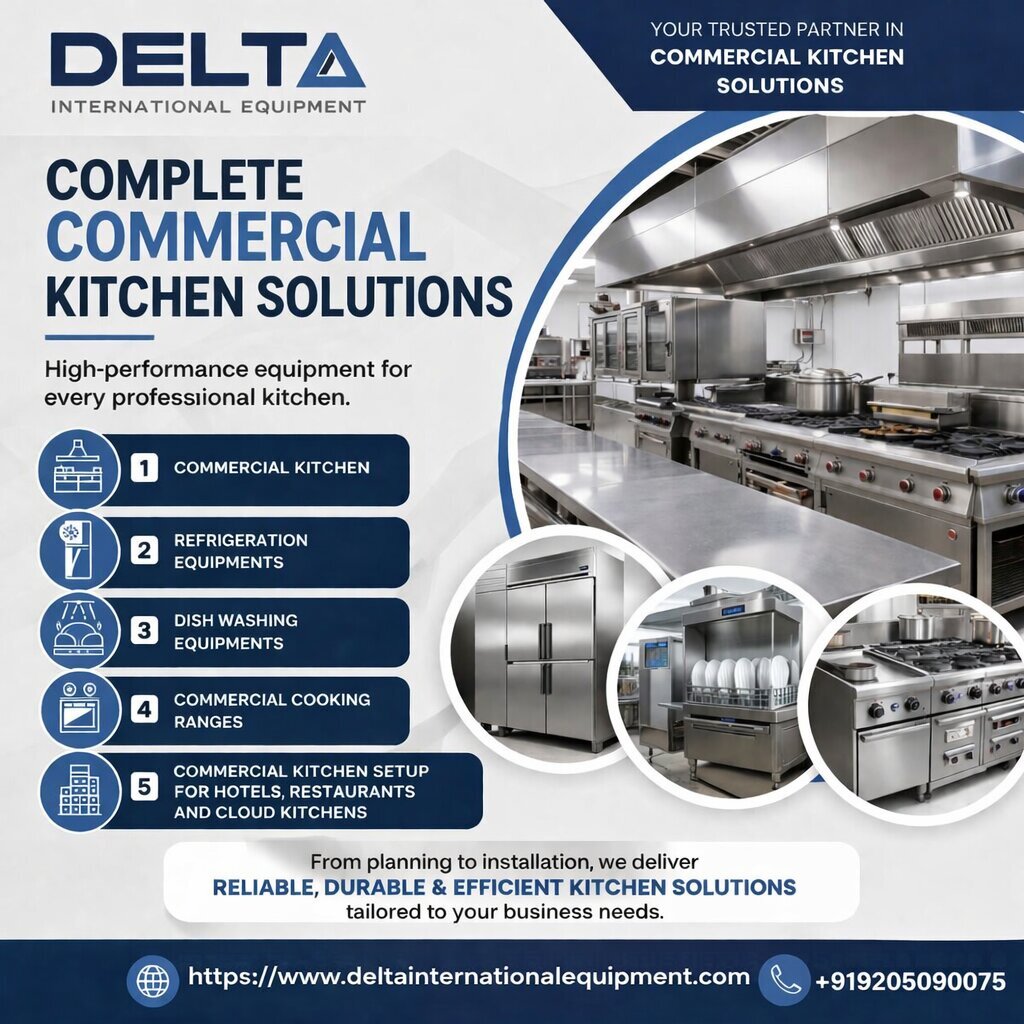 Commercial Kitchen Equipment Manufacturers in Delhi