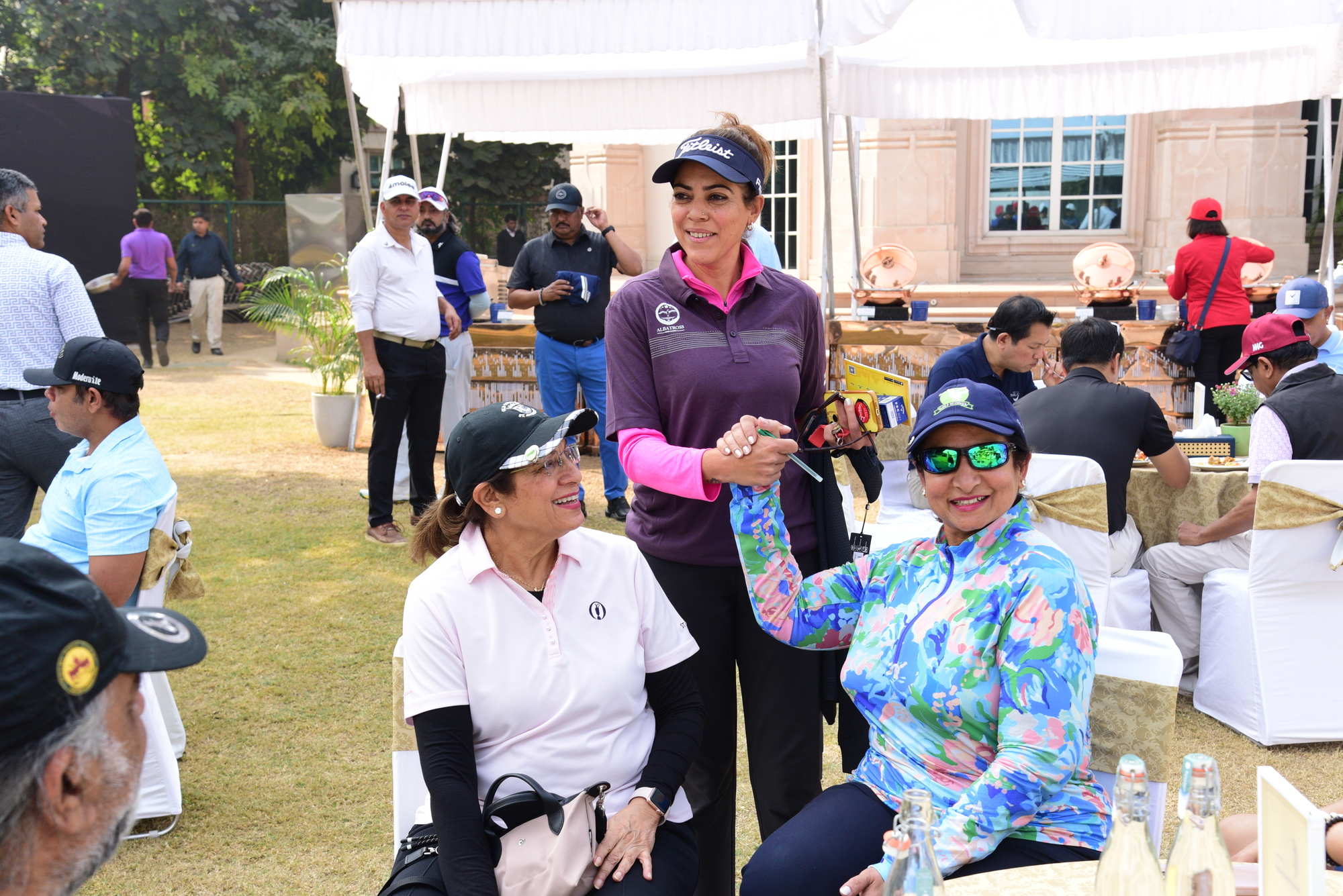 Candid smiles at Golf Rendezvous PRO-AM Delhi