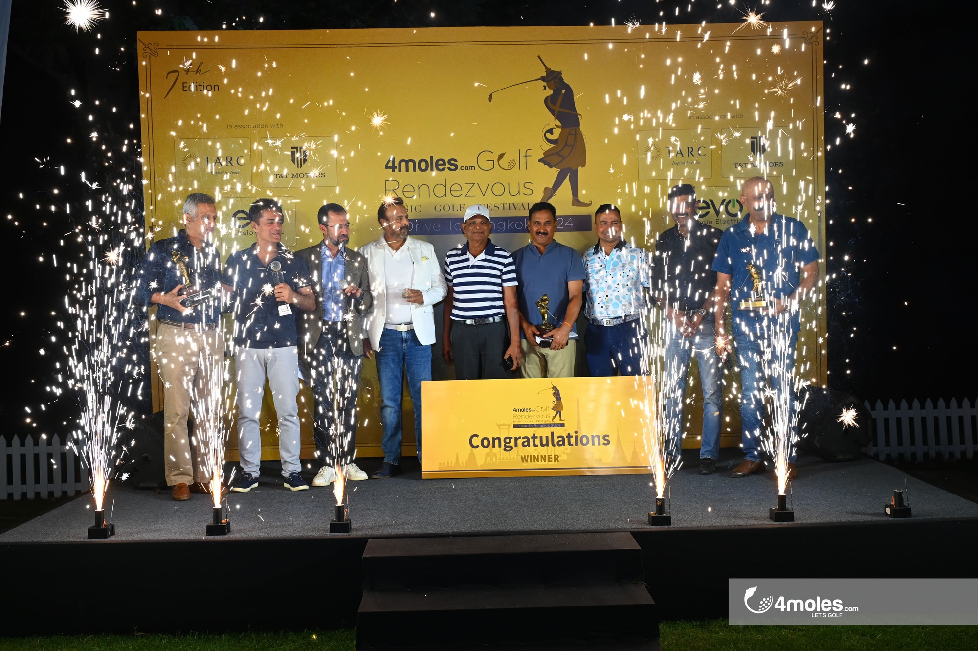Rahul Sharma, Dr. Naresh Kumar, Deepak Sisodiya, Harijote siddhu, Vivek Rai Marwa, S. S. chauhan, Gopi Singh, Sanjay kataria, Ratindra Shamsher Jang - Winners of Tournament