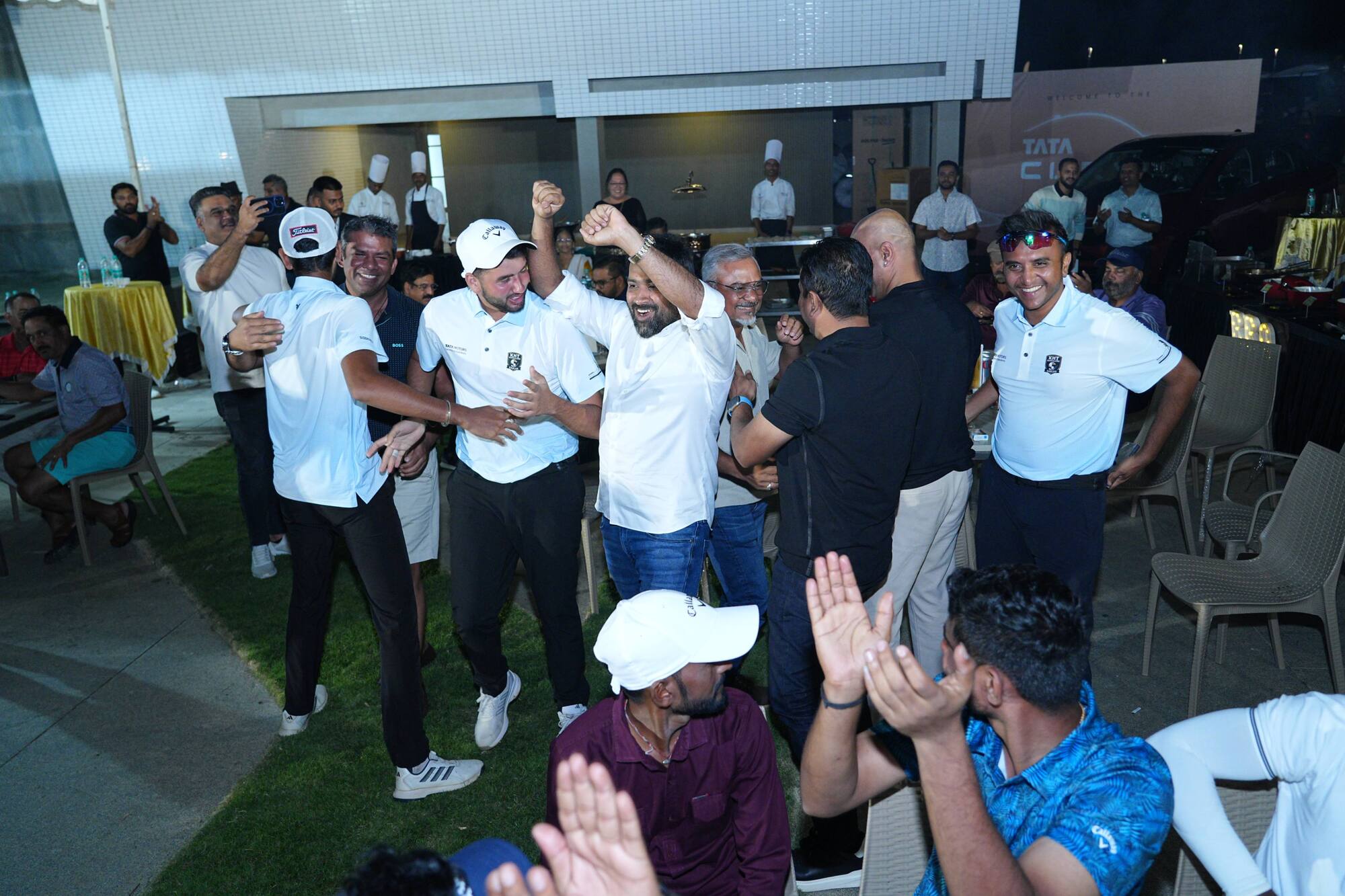 Golfers Enjoying During the Evening Prize Ceremony and Gala Dinner