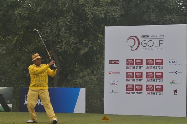 Mr. Sarthak Behuria at the tee