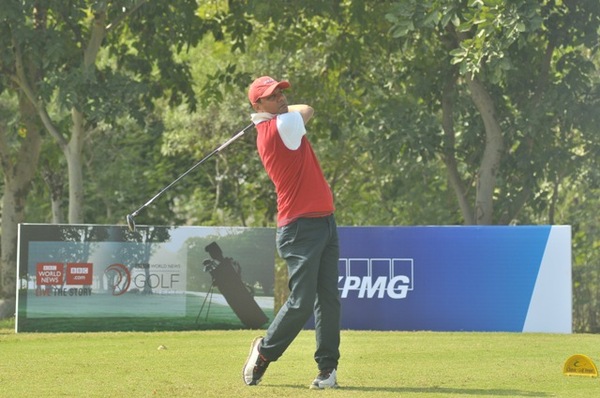Mr. Sumit Sharma pictured during a tee shot
