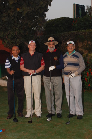 Tarun Bakshi, Andrew Horne. Gen. SPS Dhillon, & Rohit Modwel