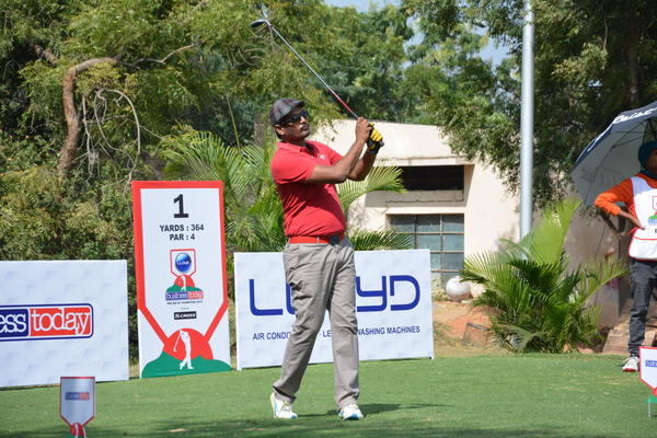 Abhishek Reddy.Kankanala at the 1st Tee