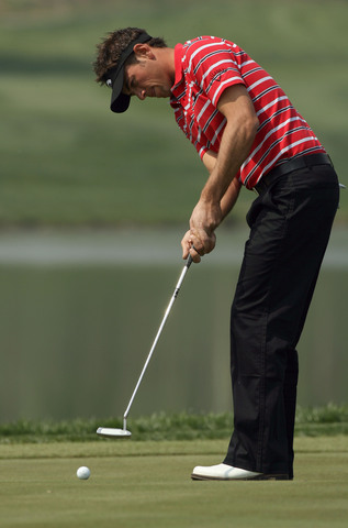 Nick Dougherty of England on day One.