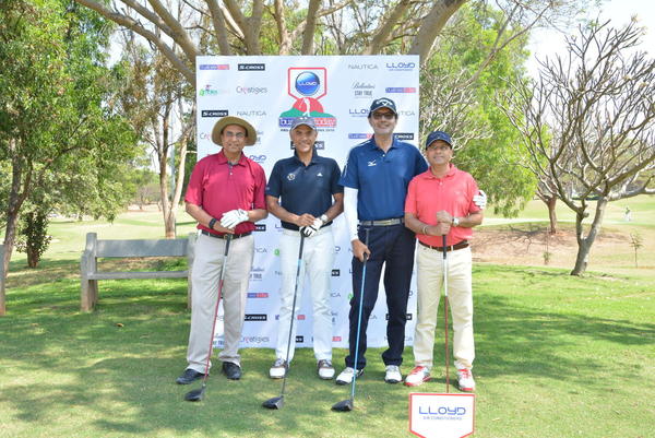 Naresh Shah, Anil Sama, Varun Berry, Vipul Hoon take time out for a group photo