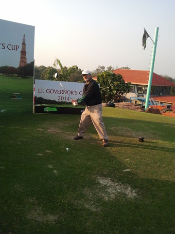 T-ing off from Hole-1