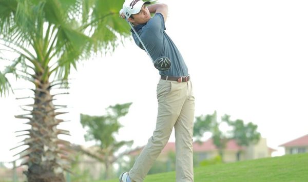 Ajeetesh Sandhu and Filipino Angelo Que shared second place at par-71