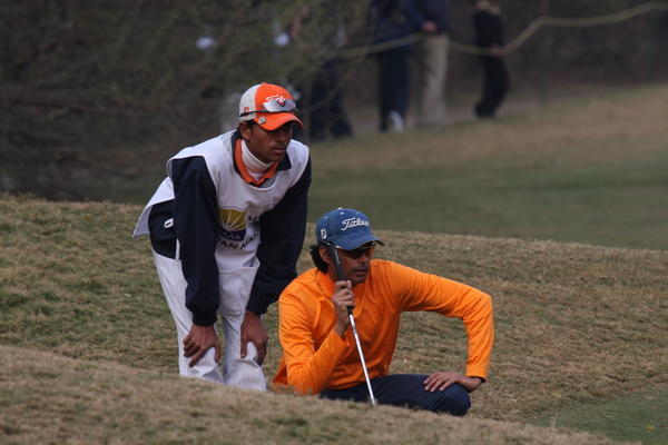 Digvijay Singh with Caddie