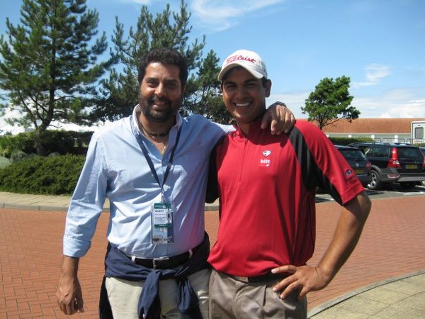 With the then Gaganjeet Bhullar