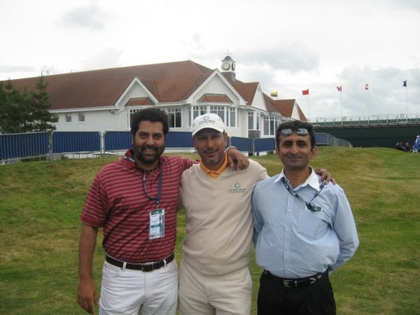 With Jeev and Paddy! 