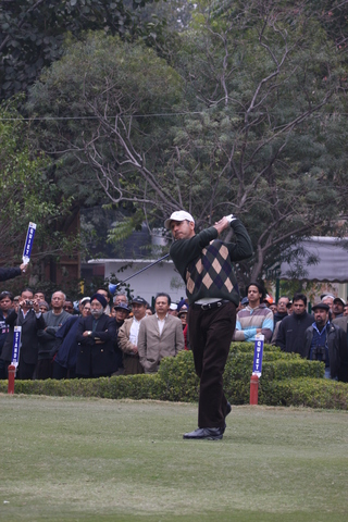 Jeev Milkha Singh tees off from Tee No. 1