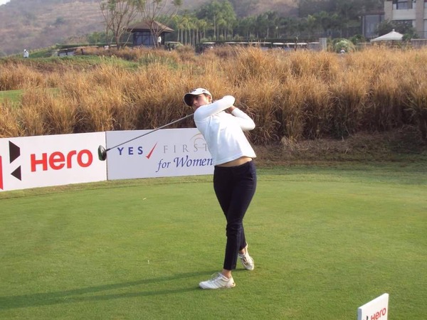 Teeing it off in style!