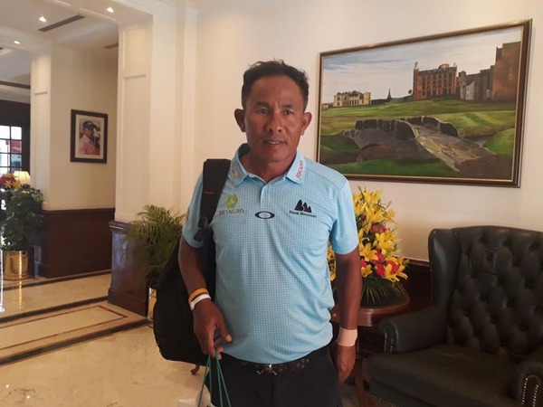 Thailand's Golf veteran Thongchai Jaidee at the Hero Indian Open