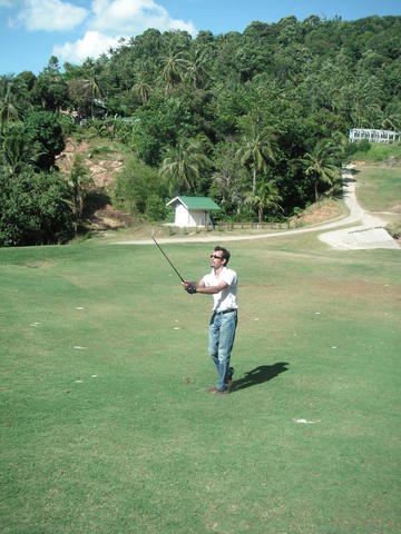 The green was 15 feet higher than my position!