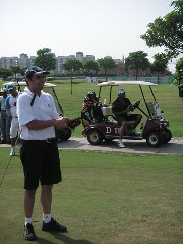 Mr. Sethi warming up! 