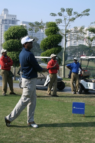 Taranjeet Singh off the Tee no. 1.