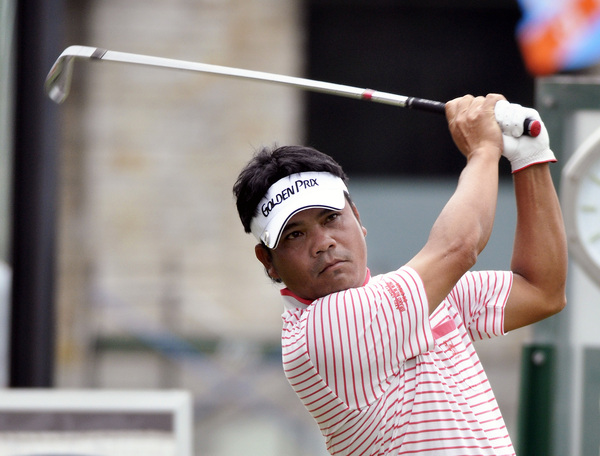 Second round leader Udorn Duangdecha (THA)