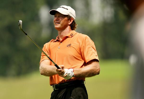 Retief GOOSEN on day 1 of the Iskandar Johor Open 2009