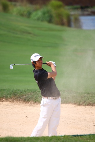 Annop Tangkamolprasert (THA) from the bunker