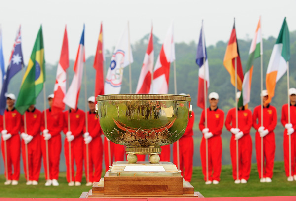 Omega Mission Hills World Cup trophy