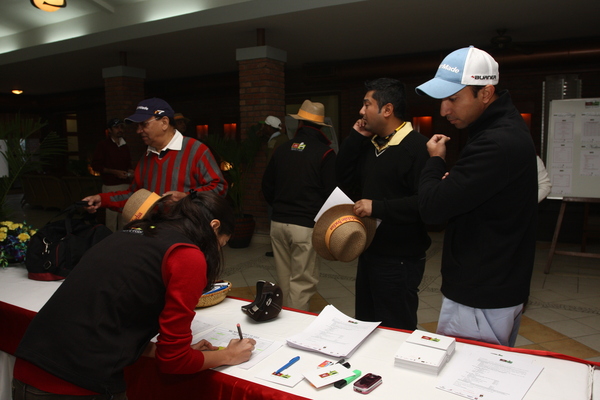 Guests are the registration desk!