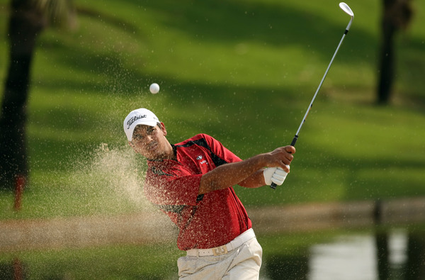 Gaganjeet Bhullar (IND) during practice