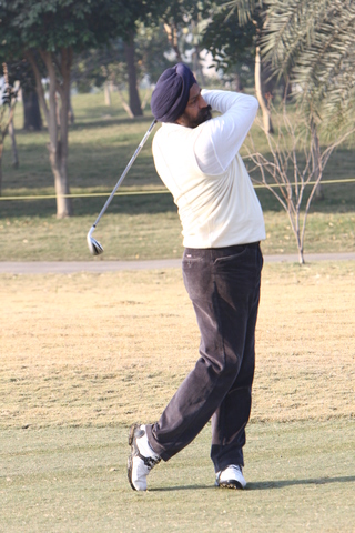 Mr. Sikka on his approach short.