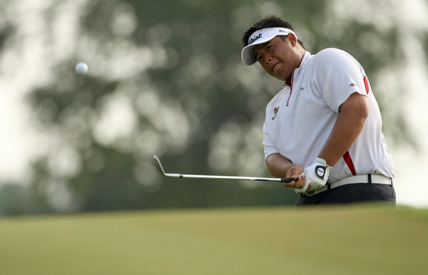 Kiradech of Thailand, co-leader after Round 2