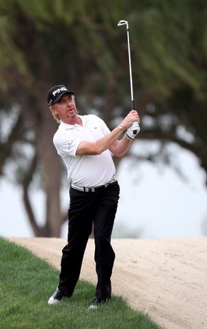 Miguel Angel Jimenez (ESP), part of the 4-way tied lead on Day 3