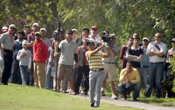 Rahil Gangjee (IND) on the Final Day