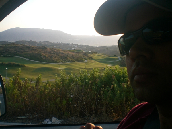 Saurab with calahonda in the background.